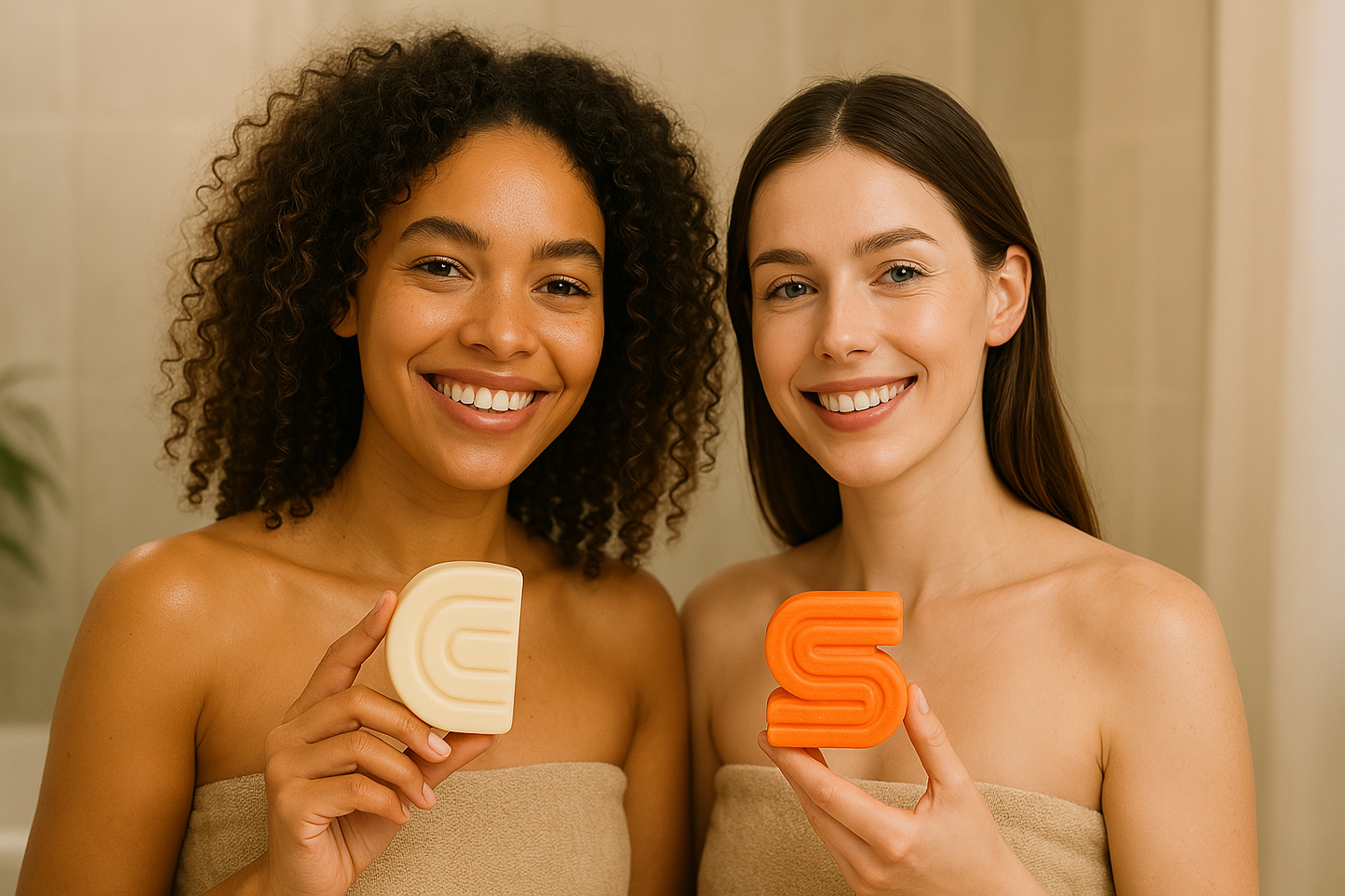 DUO LUNÉA - Shampoing & Masque solide à la proteine de riz
