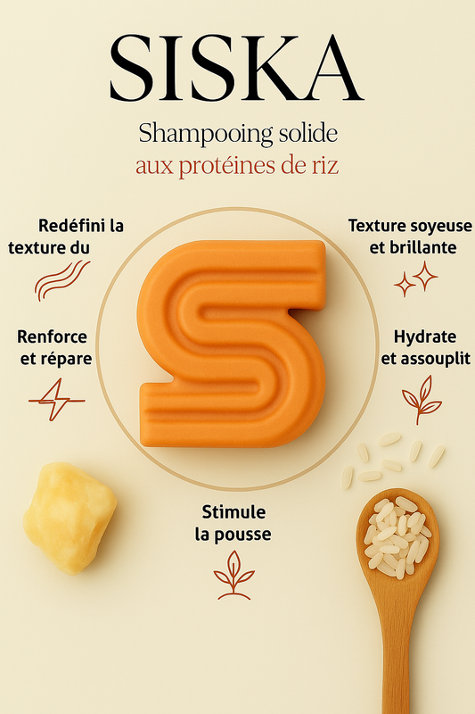 LUNÉA - Shampooing Solide à la protéine de riz - Force & Douceur